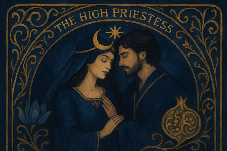 De Hogepriesteres in Relaties: Intuïtie en Geheimen
