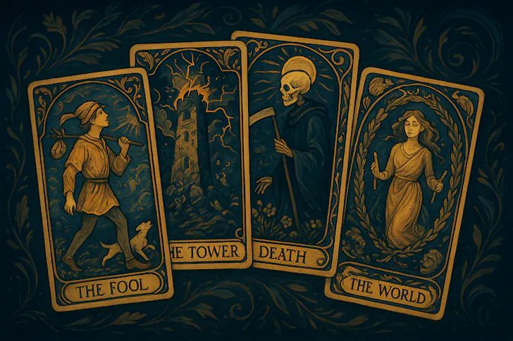 Stop/Start Tarot: Ontdek Combinaties voor Verandering en Groei