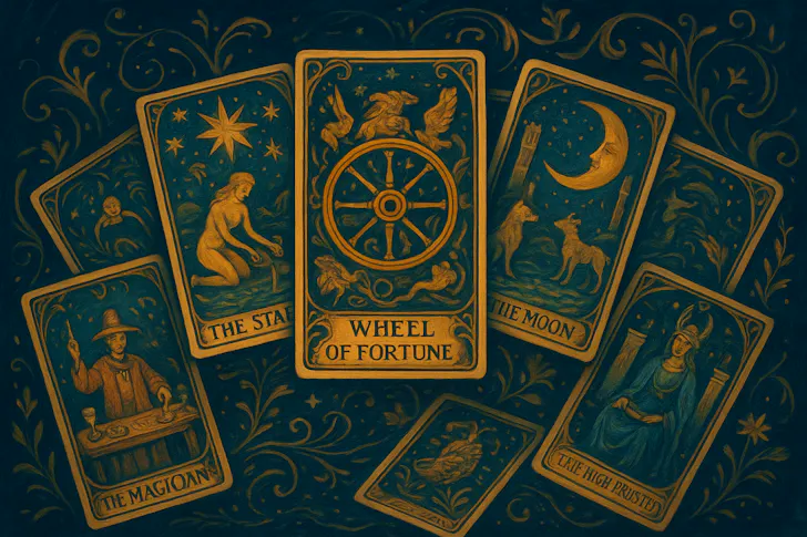 Tarot maandwiel: combinaties voor een vol maand plannen