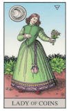 Alchemical Tarot - Pentakels Page