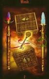 Legacy Divine Tarot - Two of Wands