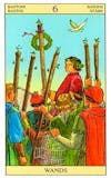 New Vision Tarot - Staven Zes