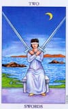 Radiant Rider Waite Tarot - Two of Swords