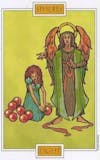 Winged Spirit Tarot - Pentakels Acht