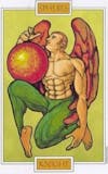 Winged Spirit Tarot - Pentakels Ridder