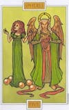 Winged Spirit Tarot - Pentakels Vijf