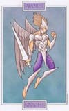 Winged Spirit Tarot - Zwaarden Ridder